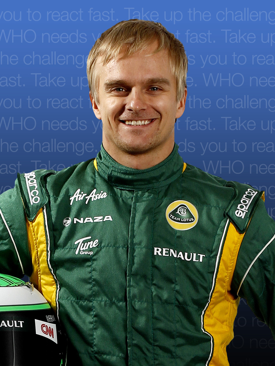 Heikki Kovalainen (F1) in de bres voor Zuidoost-Azië