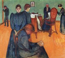 Edvard Munch: Death in the Sickroom, goes