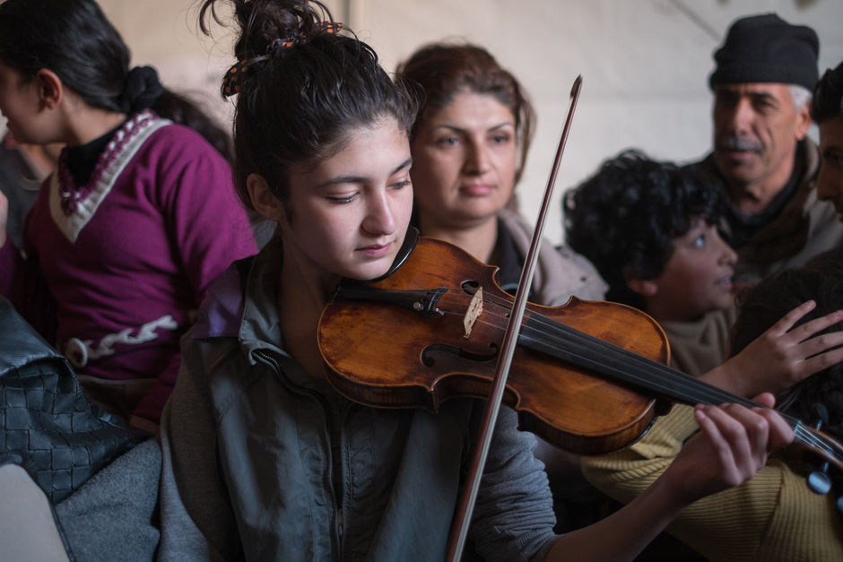 Klarafestival en SOS Kinderdorpen laten jonge vluchtelingen musiceren