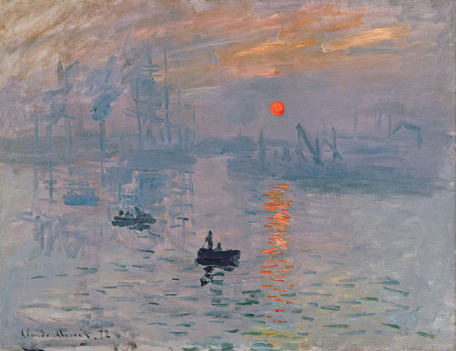 Zonsopgang van Monet terug thuis in Le Havre