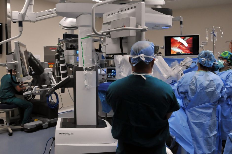 De Da Vinci Xi-robot heeft een onbereikbaar geachte tumor verwijderd